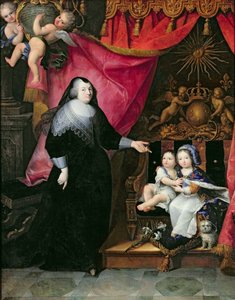 Madame de Lansac and the Children of France, Louis XIV and His Brother Philippe of Orleans, After 1640 by French School